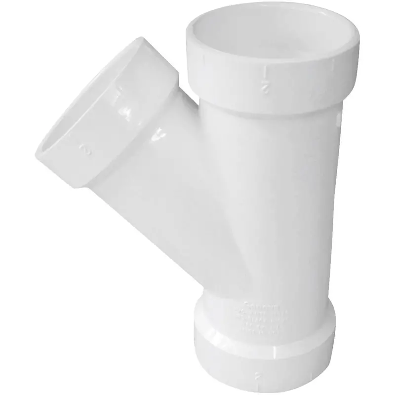 Charlotte Pipe 2-Inch Schedule 40 Pvc Dwv Hub Wye Fitting 1