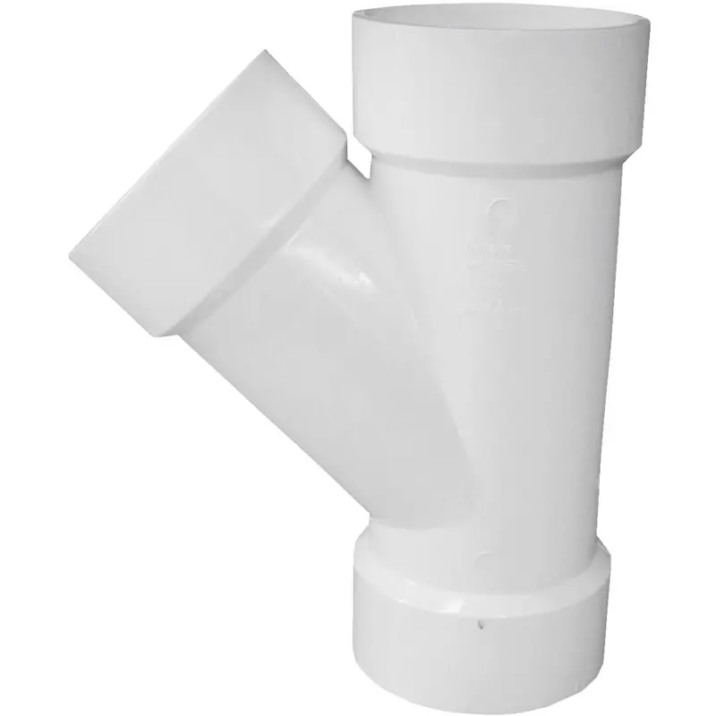 Charlotte Pipe 3" Schedule 40 Dwv Pvc Hub Wye Fitting 1