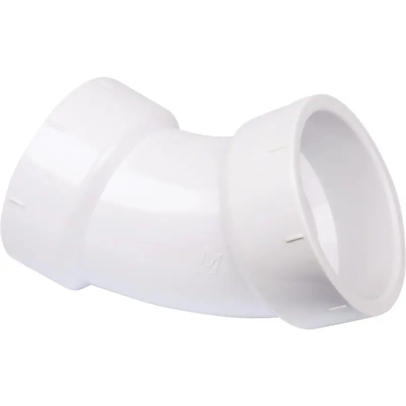 Charlotte Pipe Sanitary Pvc Elbow – 1-1/2", 45-Degree, Dwv-Approved 1