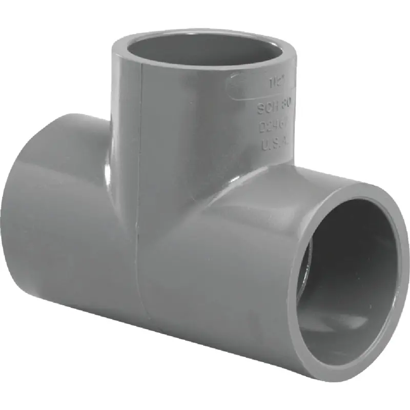 Charlotte Pipe Schedule 80 Pvc Slip Tee – 1-Inch Diameter 1