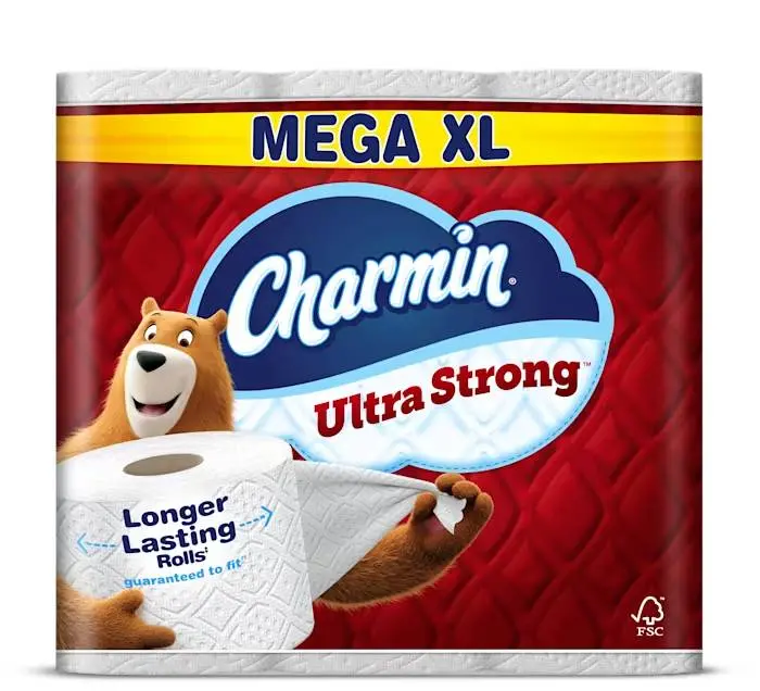 Charmin Ultra Strong Mega Xl Toilet Paper – 2-Ply, Extra-Large Roll, Septic-Safe 1