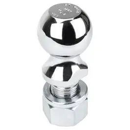 Chrome 2-5/16-Inch Hitch Ball – 1.25-Inch Shank, 2.5-Inch Underhead Length 1
