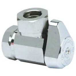 Chrome Angle Shut-Off Valve – 1/2 X 7/16 Inches 1