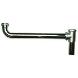 Chrome Dual-Basin End-Outlet Drain Assembly 1
