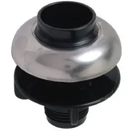 Chrome-Finish Plastic Sink Spray Hose Guide 1