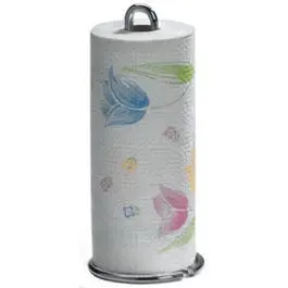 Chrome-Finished Euro-Style Wall-Mount Paper Towel Holder 1