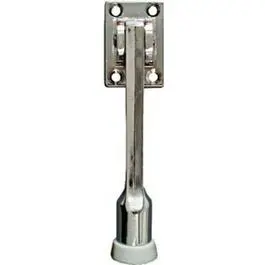 Chrome Kick-Down Wall-Mount Door Stop – 5 Inches 1