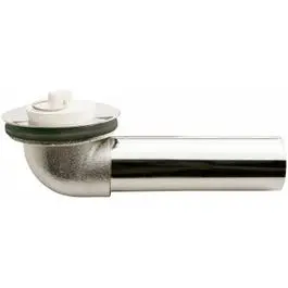 Chrome-Plated Drain Waste Shoe With 1.5-Inch Outlet 1