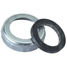 Chrome-Plated Slip-Joint Reducing Nut With Integrated Rubber Washer 1