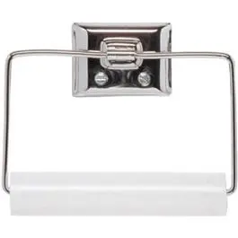 Chrome Swing-Out Toilet Tissue Holder With Wall Mount 1