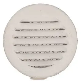 Circle Vent Cover – 1" Diameter, White, Pack Of 6 1