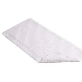 Classic White Rubber Bath Mat – 17 X 36 Inches 1