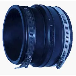 Clay Pipe Coupling For Cast Iron, Pvc & Concrete – 4 In X 4 In 1