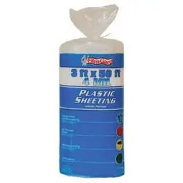 Clear 4-Mil Polyethylene Plastic Sheeting – 3 Ft X 50 Ft Roll 1