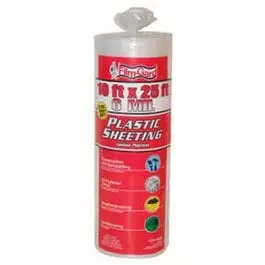 Clear 6-Mil Polyethylene Sheeting – 10 Ft X 25 Ft Roll 1