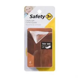 Clear Gel Corner Protectors – 4-Pack For Furniture & Wall Edges 1