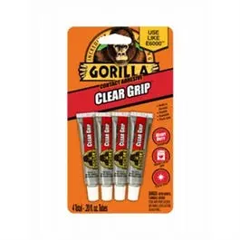 Clear Grip Adhesive Tubes – 0.2-Ounce, 4-Pack 1