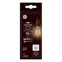 Clear Warm White Led Light Bulb – 5W, 250 Lumens, A19 Base 1
