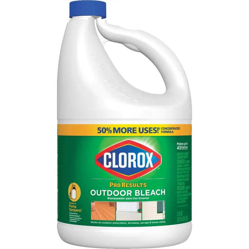 Clorox Pro Results Outdoor Bleach Concentrate – 121 Oz. Heavy-Duty Formula 1
