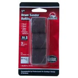 Coarse-Grade Resin Cloth Sanding Sleeve – 1 X 1 Inch, 3-Pack 1