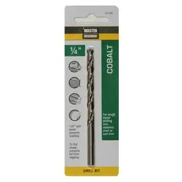 Cobalt High-Speed Drill Bit – 1/4 In X 4 In 1