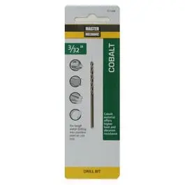 Cobalt Hss Drill Bit – 3/32" Diameter × 2-1/4" Length 1