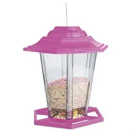Color-Assorted Mixed-Seed Lantern Bird Feeder, 1.5 Lb Capacity 1