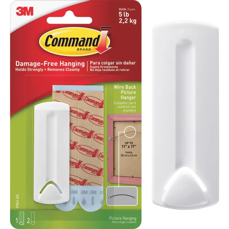 Command Adhesive Picture Hanger – Damage-Free Wall Mounting 1