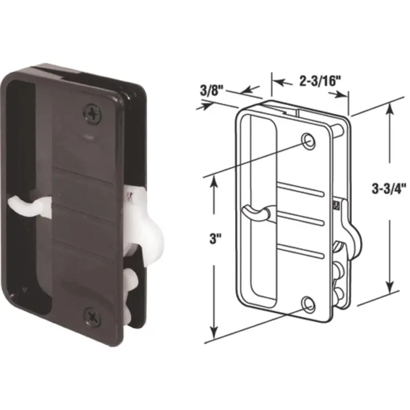 Complete Screen Door Handle Assembly – Prime-Line Replacement Set 1