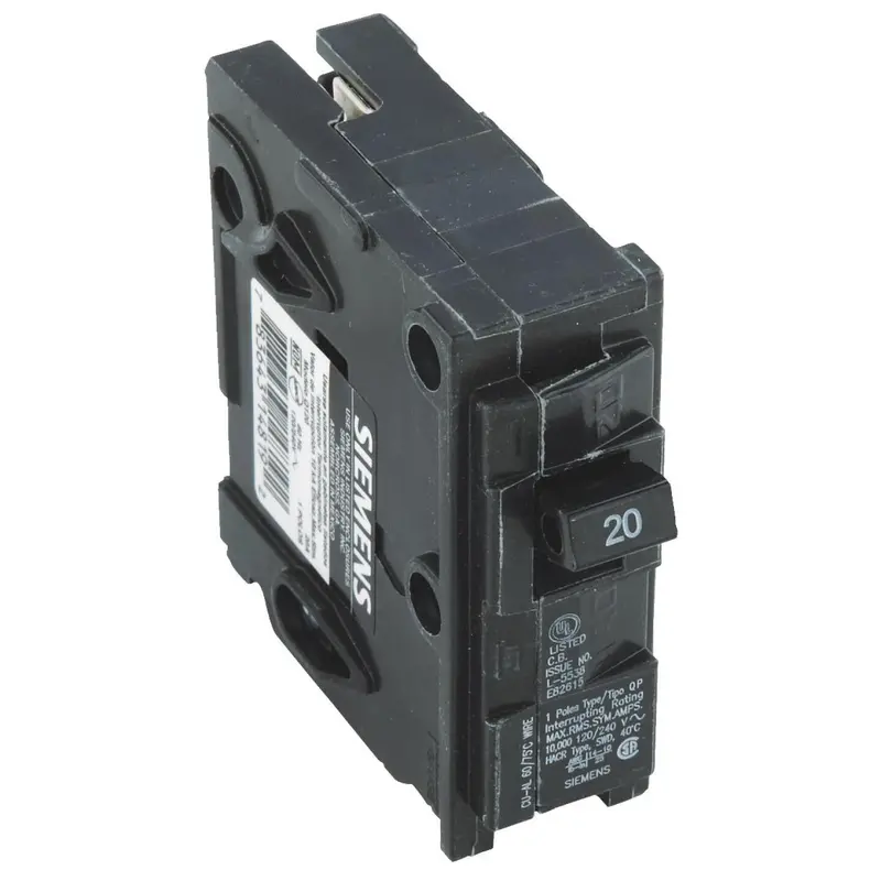 Connecticut Electric 20A Single-Pole Standard-Trip Circuit Breaker (Interchangeable Packaging) 1