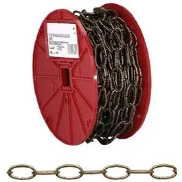 Copper Decorative Chain – Flexible Metal Link Design 1