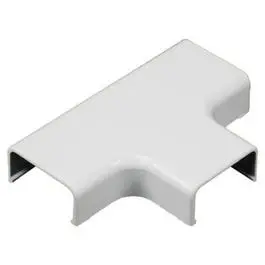 Cordmate Ii White Cord Cover T-Fitting – Modular Cable Management Accessory 1