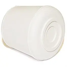 Cream-Colored Rubber Furniture Leg Tips – 7/8" Size, 4-Piece Pack 1