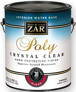 Crystal Clear Water-Based Polyurethane Topcoat – Gloss Finish 1