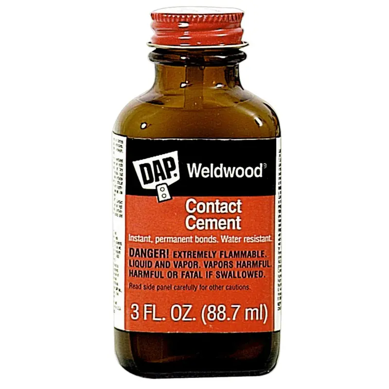 Dap Weldwood Liquid Contact Cement – 3-Ounce Fast-Bonding Adhesive 1