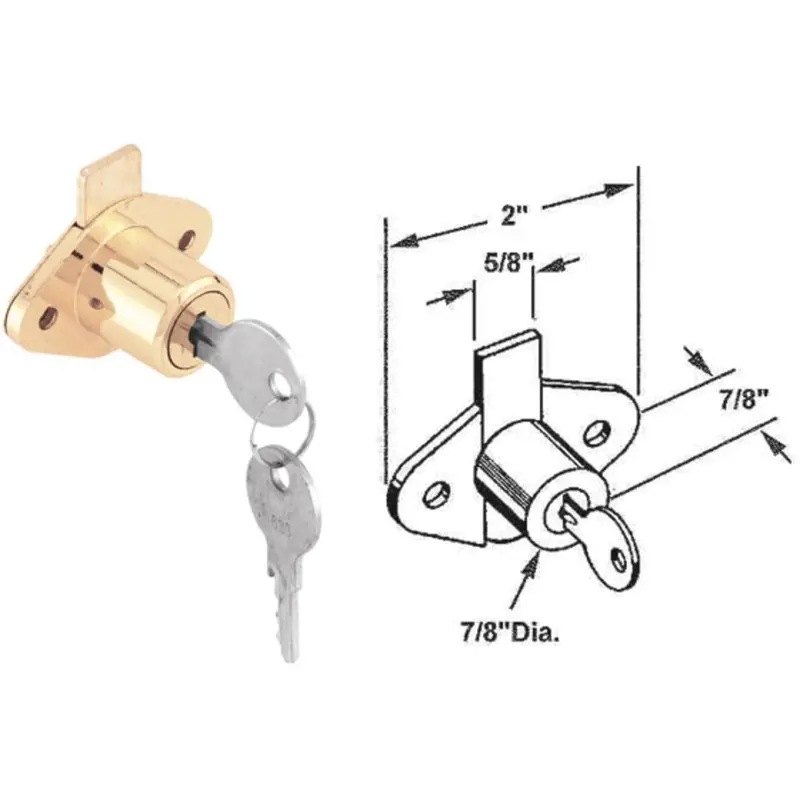 Defender Keyed-Alike Security Drawer And Cabinet Lock – Tamper-Resistant Design 1