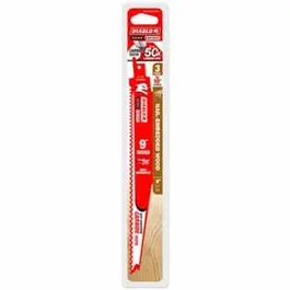 Demo Demon 9-Inch Carbide Wood-Cutting Reciprocating Saw Blade (3-Pack) 1