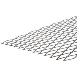 Diamond Pattern Perforated Metal Sheet – 1/2-Inch Thickness, 12 X 24 Inches 1