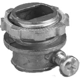 Die-Cast Zinc Box Connector – 3/8-Inch × 1/2-Inch Conduit Fitting 1