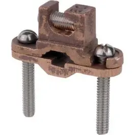 Direct-Burial Bronze Lay-In Ground Clamp – For Underground Conductor Connections 1