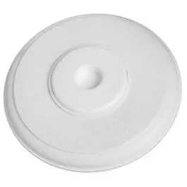 Discreet Wall-Mount Door Stop With Snap-On White Cover 1