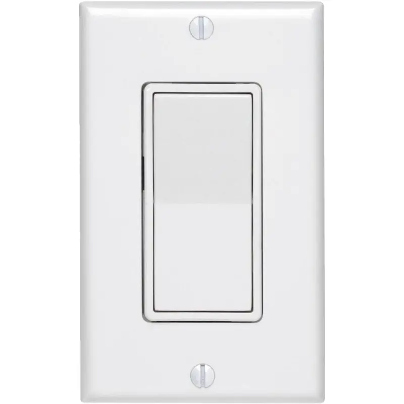 Do It Best Residential-Grade 15-Amp Single-Pole Rocker Switch – White Finish 1