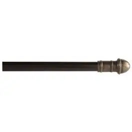Dresden Oil-Rubbed Bronze Adjustable Cafe Curtain Rod (28–48 Inch) 1