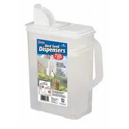 Dual-Capacity Bird Seed Dispenser Set: 8-Quart And 3.5-Quart Models 1