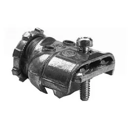 Duplex Conduit Clamp Connector For 3/8-Inch And 1/2-Inch Knockouts 1