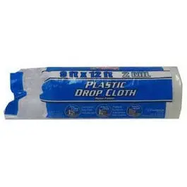 Durable 9 Ft X 12 Ft Heavy-Duty Plastic Drop Cloth 1
