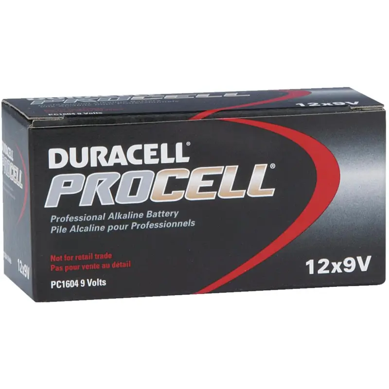 Duracell Procell 9V Alkaline Batteries – 12-Pack 1