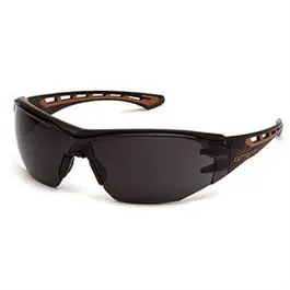 Easley Gray Anti-Fog Safety Glasses – Black/Tan Frame 1
