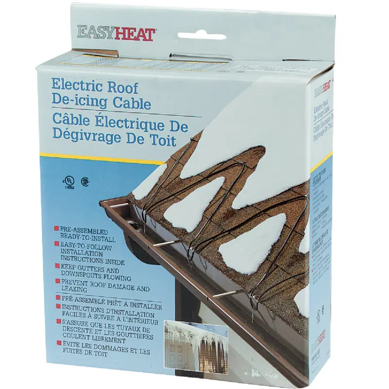 Easy Heat Roof De-Icing Cable – 120V, 5W/Ft, 120 Ft Length 1