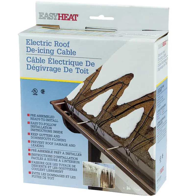 Easy Heat Roof De-Icing Cable – 120V, 5W/Ft, 80 Ft Length 1